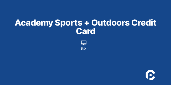 academy sports credit card